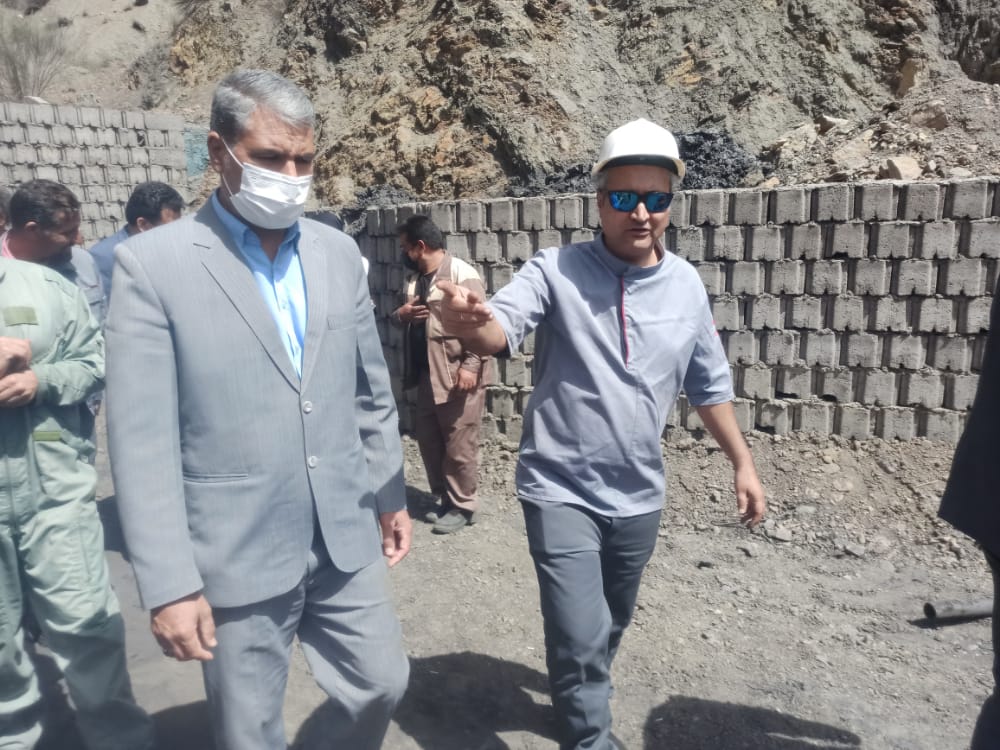 بازدیدهای رئیس دادگستری کوهبنان به همراه هیئت همراه از معدن هشونی جنوبی